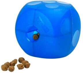 Buster Brinquedo Cubo Para Comida Ou Prémios Azul 12 cm