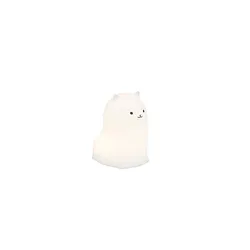 LED Nachtlicht Kinderlampe Tischlampe Weiß Farbwechsler H 13 cm