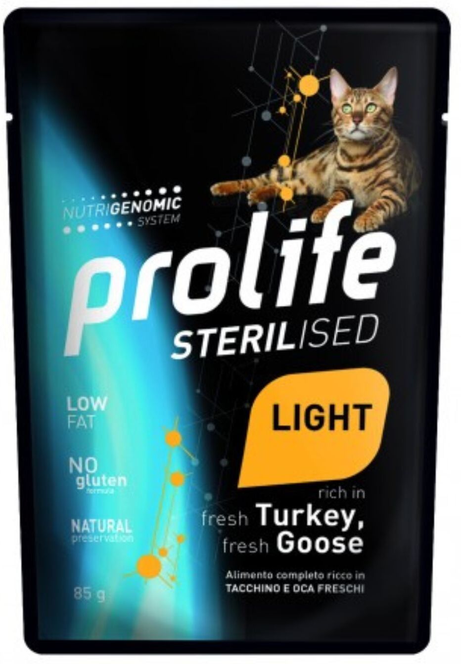 Prolife® Prolife Cat Sterilised Light Grain Free Adult Tacchino e Oca Umido per Gatti
