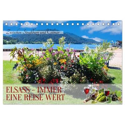 Elsass - Immer eine Reise wert (Tischkalender 2027 DIN A5 quer), CALVENDO Monatskalender