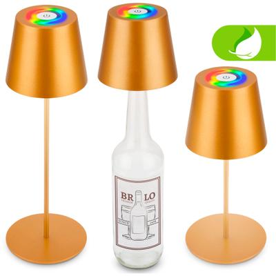 BRILONER LEUCHTEN LED Tischleuchte "CALIDA", gold, Leuchten, LED Tischleuchte