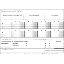 RNK-Verlag Formularbuch Tageskontrollblätter für das Fahrpersonal DIN A5 1x 32 Seiten