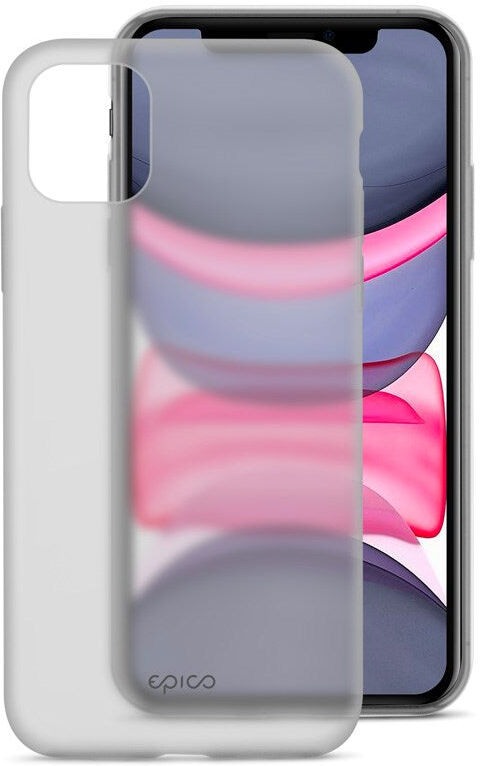 Epico - iPhone 12 / 12 Pro Silikone Cover - Gennemsigtig / Sort
