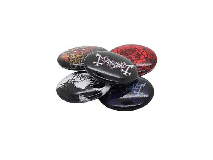 Mayhem Badge/button De Mysteriis Dom Sathanas Set van 5 Multicolours