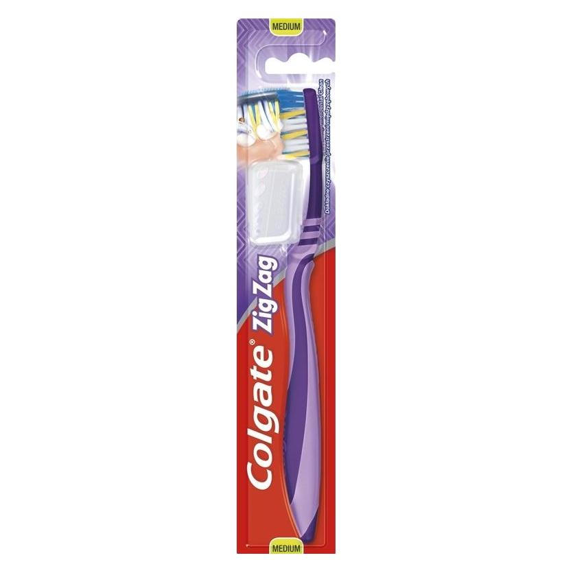 Colgate Toothbrush Zigzag Plus Med 1pcs (Mittel, 1x) (7610196003544)
