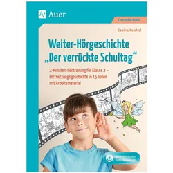 Weiter-Hörgeschichte: Der verrückte Schultag, Schulbücher von Sabine Reichel