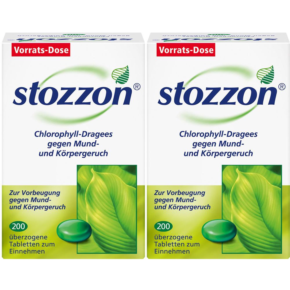Stozzon Chlorophyll x2 2x200 St Überzogene Tabletten