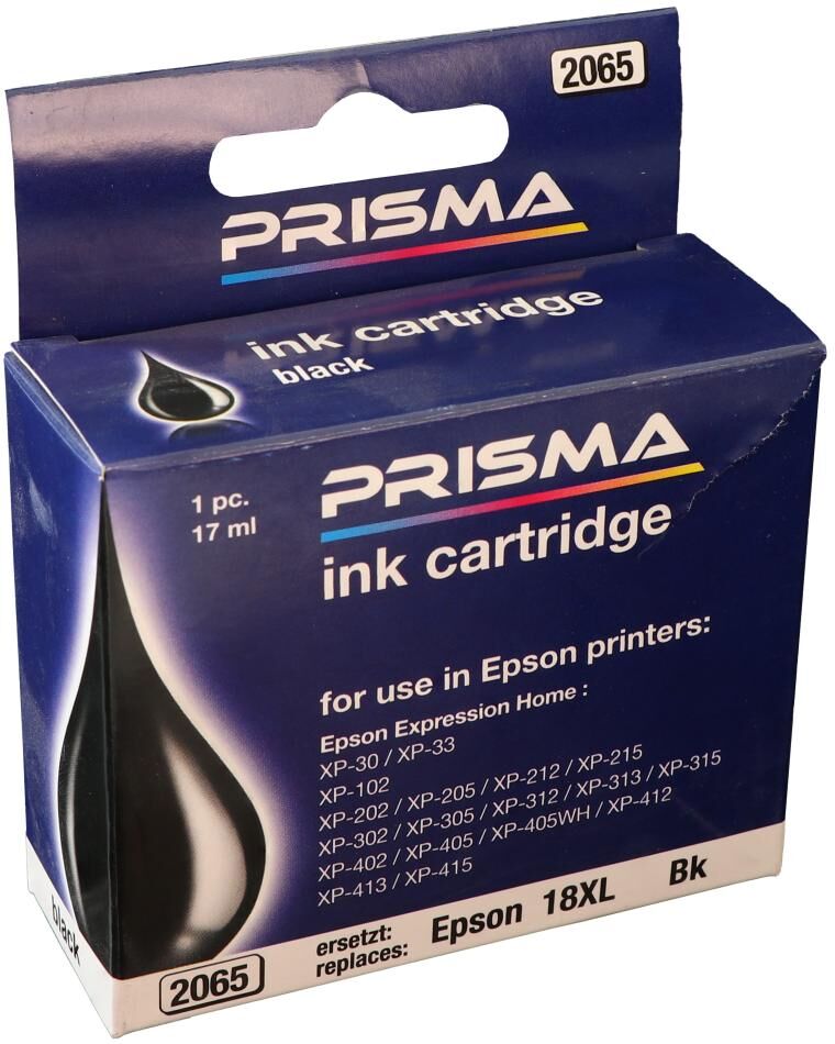 PRISMA 2065 Druckerpatrone für Epson Tintenstrahldrucker, schwarz, 17 ml