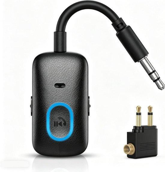 Ankilo Audio Adapter Zender Ontvanger voor Draadloos Streamen Bluetooth 5.4 Zwart B/D/H: 5 x 2 x 10 cm