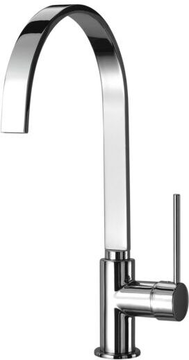 Herzbach Design New Küchenarmatur 10.135240.1.01 chrom, Ausladung 22,9 cm, seitliche Betätigung