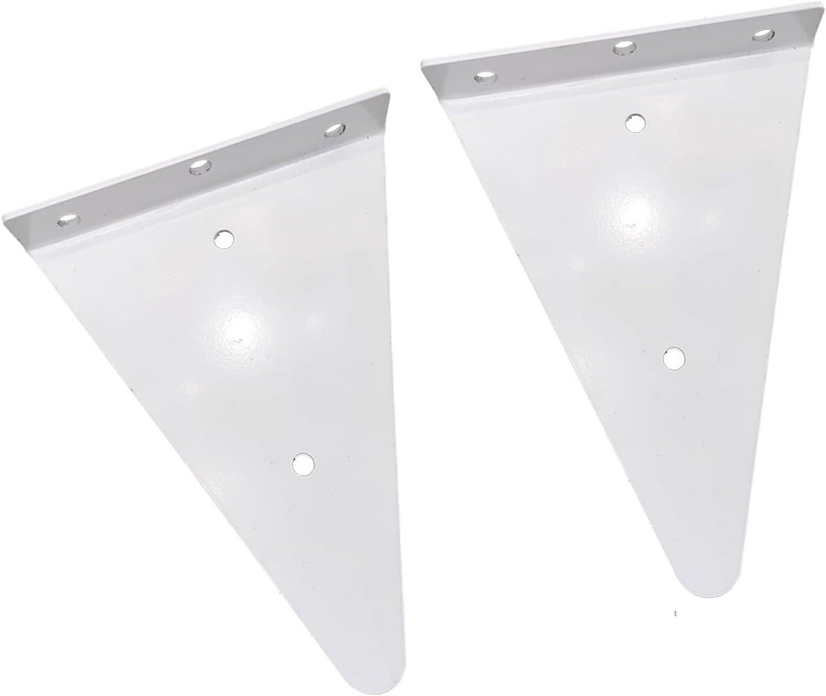 Wit Draagsteunen Plank - Onzichtbare Plankdragers voor Wandmontage - 14 cm