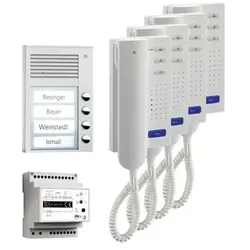 TCS Tür Control Paketlösung Aufputz 4 Wohneinheiten PPA04-EN/02