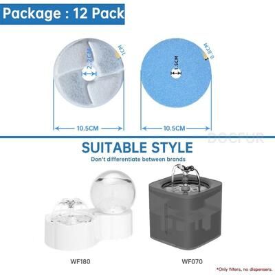 Uplift Picks Cat Water Fountain Replacement Filters For Fresh Pet Drinking Water j