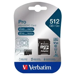 Verbatim microSDXC-Card 512GB 47046