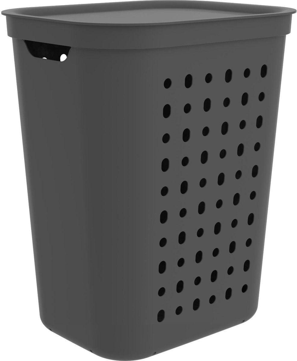 Rotho Jona Wasmand 55L met ergonomische handgrepen - Antraciet
