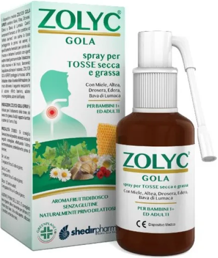 SHEDIR PHARMA Srl Unipersonale Shedir Pharma, Zolyc Gola Spray, 30 ml