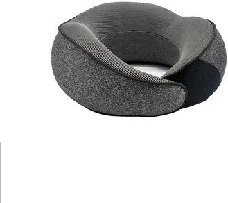 Youfap Market Adjustable Traveling Sleeping Neck Pillow, Portable Car Neck Memory Foam U Shaped Headrest Pillow dark Gray