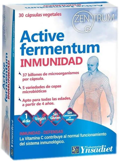 Ynsadiet Zentrum Active Fermentum 30 Caps