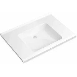 HEWI Waschtisch PG87, modular, Mineralguss, alpinweiß, 850x550mm