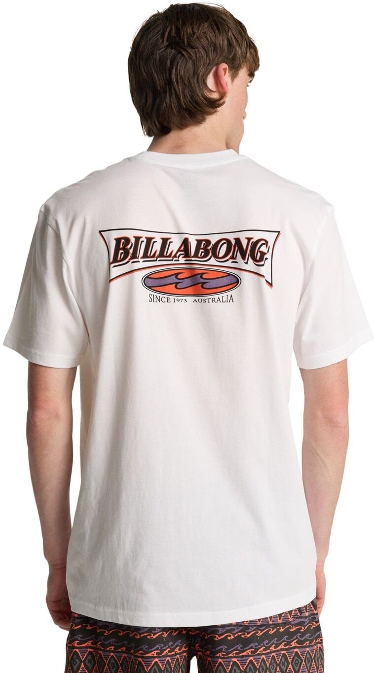 T-Shirt BILLABONG "Since 73 Burleigh", Herren, Gr. XL, weiss (weiß), Obermaterial: 100% Baumwolle., Shirts T-Shirt weiß XL