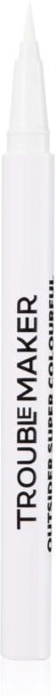 Trouble Maker Outsider Precise Liquid Eyeliner shade Spooky Island White 0.5 ml