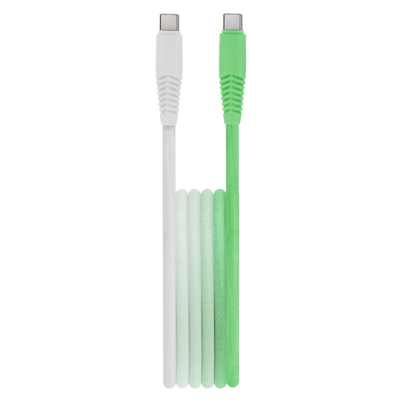 Setty cable USB-C - USB-C 1,5 m 3A KGC-C-1.5320 mint-white gradient (1.50 m, 15 W) (59390840)