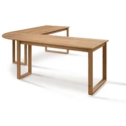 Gradel Schreibtisch Durable Office Holz Braun