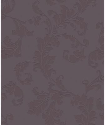 Galerie Wallcoverings Emporium 3D Embossed Floral Acanthus Trail Non-woven Glitter Wallpaper Roll