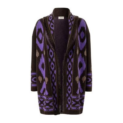 Cardigan MAERZ MUENCHEN "Maerz Muenchen 255501 Cardigan Damen Bekleidung", Damen, Gr. 40, braun (dunkelbraun), 100% Wolle (Merino), Strickjacken