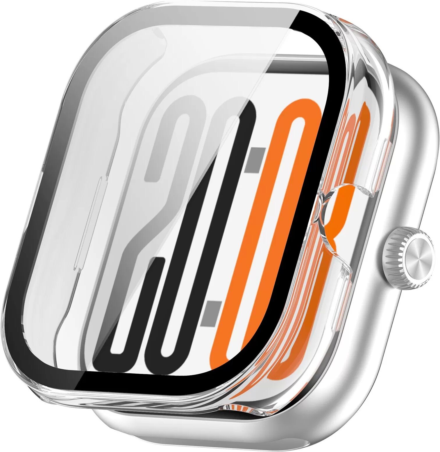 INF Honor Watch X5 Hülle mit Panzerglas Displayschutz, Vollständiger PC-Bumper Transparent