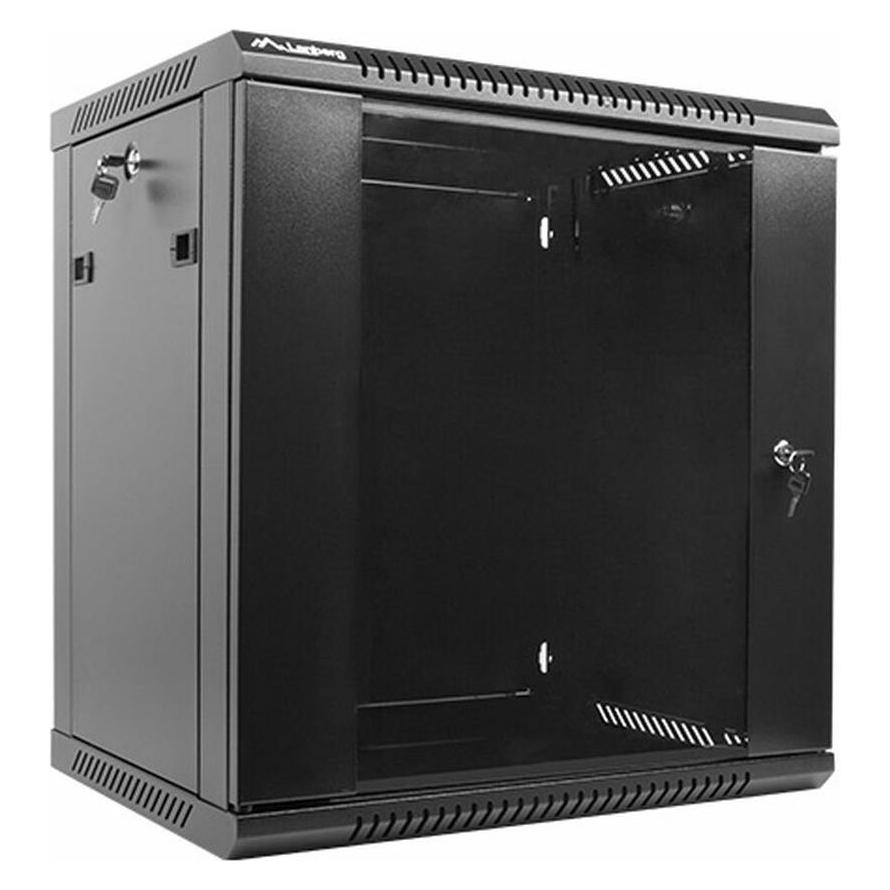 Lanberg Wand- Rack 19 " 12U 600X450mm Schwarz (12 HE, 19 Zoll Rack) (WF01-6412-10B)