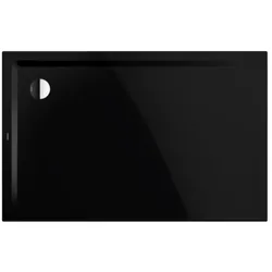 Kaldewei Superplan xxl Duschwanne 382800013701 70x160x3,9cm, Perl-Effekt, schwarz