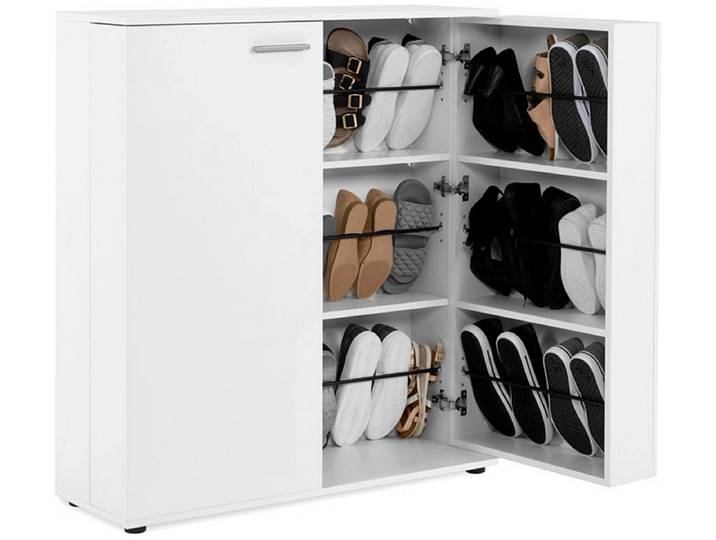 Schuhmöbel SMART 24 Paar Schuhe 2 Türen weiss