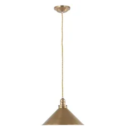 Hängeleuchte Deckenlampe Pendelleuchte Esszimmerleuchte Stahl Messing D 37 cm