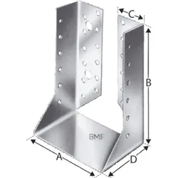 Simpson Strong-Tie, Holzverbinder, SST Balkenschuh innen BSIN100/140 (Balkenschuh)