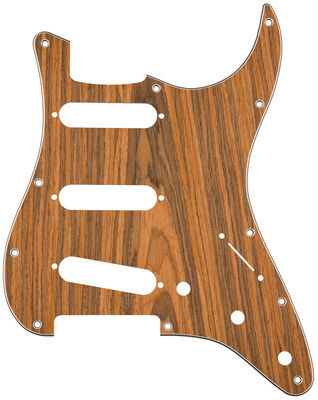 Fender Strat SSS Pickguard Rosewood palissandre
