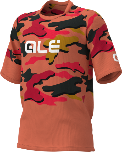 ALE' Maglia ciclismo  OFF ROAD - MTB STAIN rosso