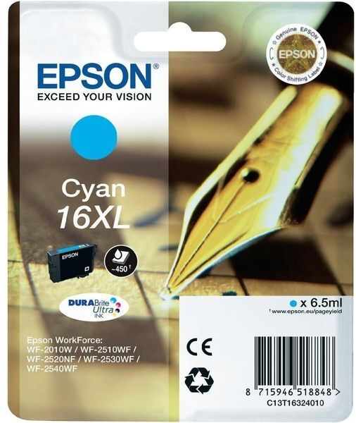 Epson 16XL (C13T16324012) - Cyan - Druckerpatrone - Hohe Kapazität
