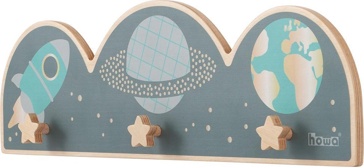 Howa Houten Kinderkapstok Space 8801
