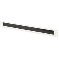 Kabelbürstenleiste für 483 mm (19")-Schränke, Kabelführung grau, 1 HE