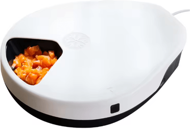 Inspire Picks Voford Automatic Wet Food Feeder With Cooling System & 5 Meal Timer us Plug White 330ml
