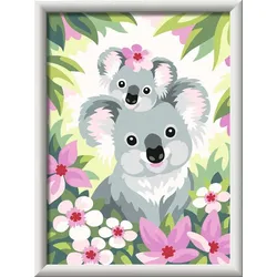 Ravensburger Beschäftigung - CreArt, Malen nach Zahlen Kinder - Süße Koalas