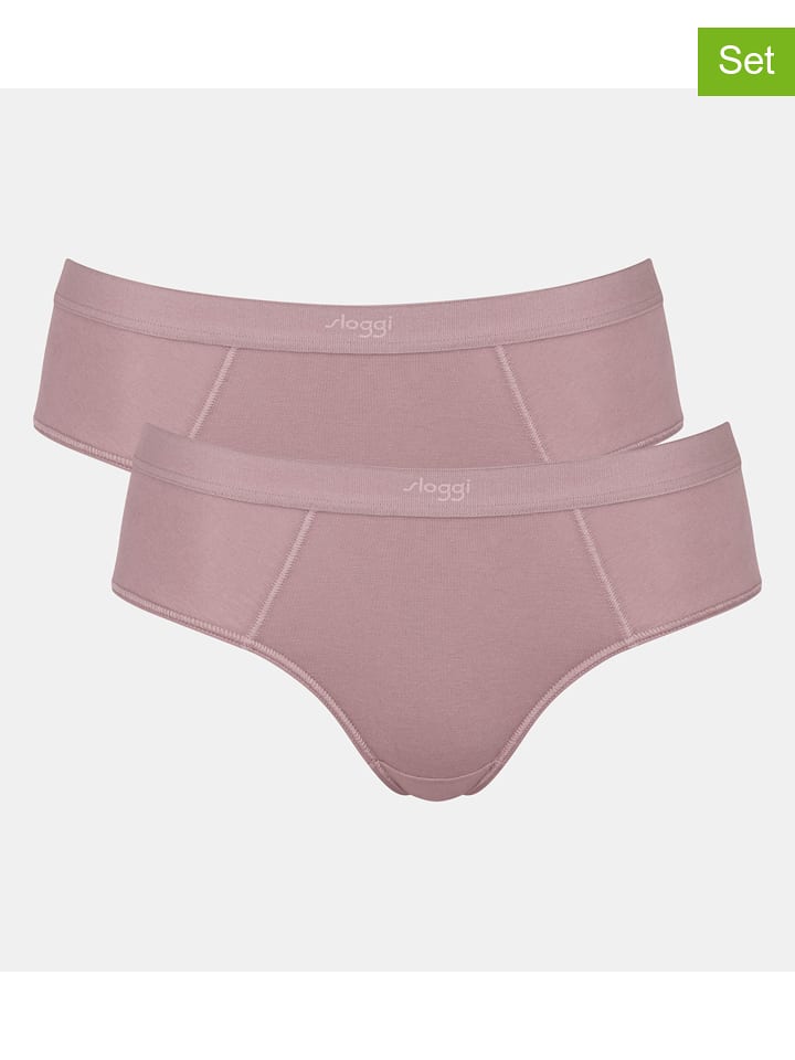 Sloggi 2er-Set: Pantys "Ever Ease" in Mauve - S