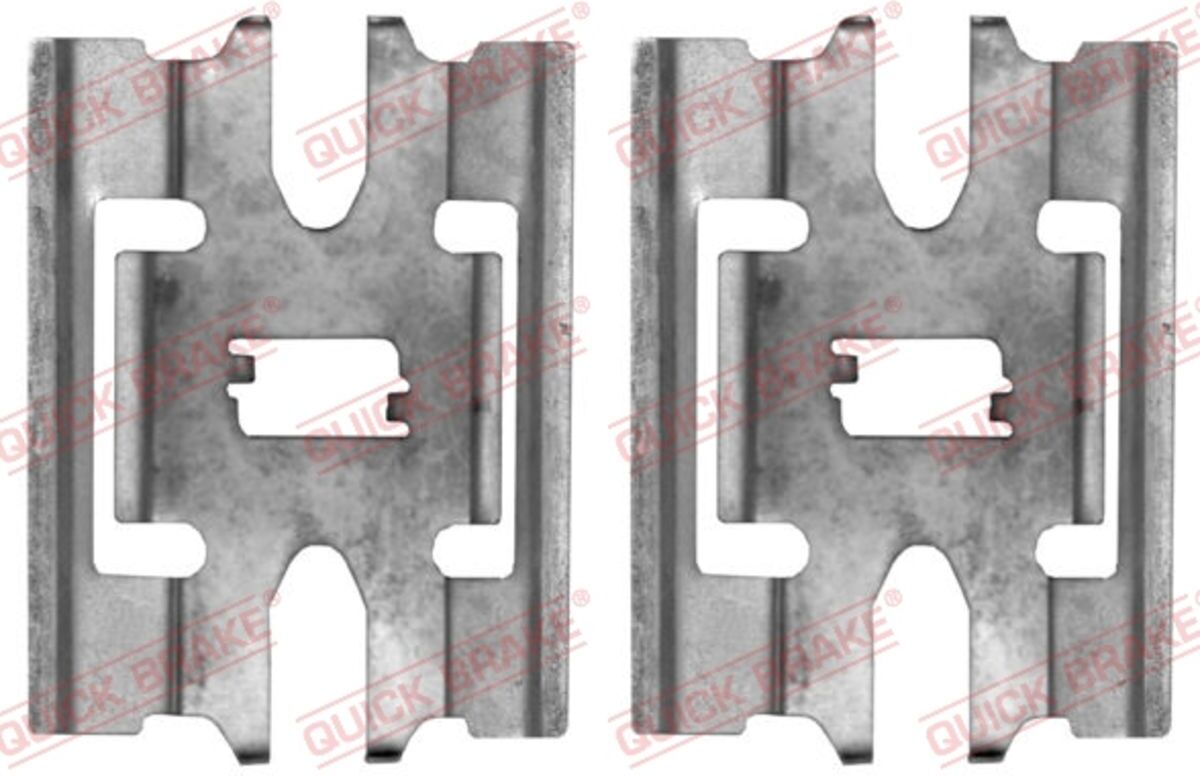 Zubehörsatz, Scheibenbremsbelag QUICK BRAKE 109-1663