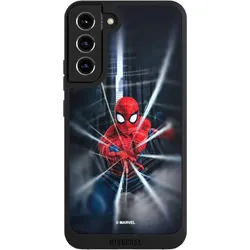 Nivocase Handyhülle für Samsung Galaxy S22+ Hülle NIVOpure Case Schwarz Kinofilm Marvel Spider-Man (Samsung Galaxy S22+), Smartphone Hülle, Schwarz
