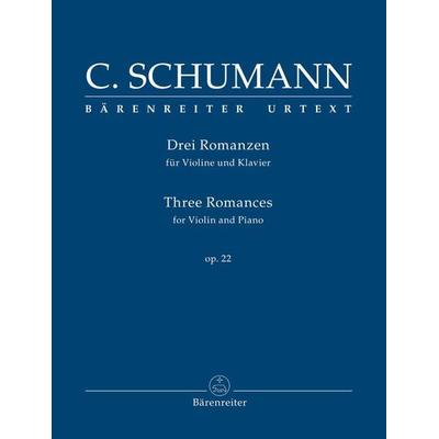 Drei Romanzen für Violine und Klavier op. 22 -