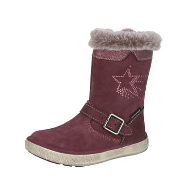 Winterstiefel LICO "Winterstiefel Reena", Mädchen, Gr. 30, rot, Veloursleder, Schuhe Winterstiefel
