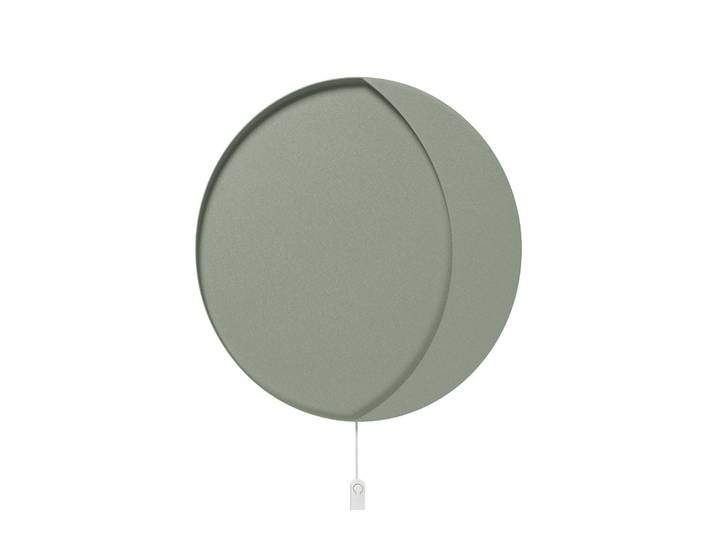 Applique murale LED Neba, verte, Ø 45 cm, fer - ferm LIVING - Chambre d'enfant - Moderne - Métal - Rond