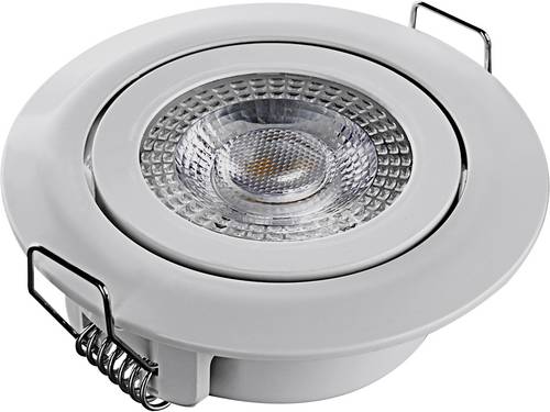Heitronic 500665 DL7202 LED-Einbauleuchte LED LED fest eingebaut 5W Weiß
