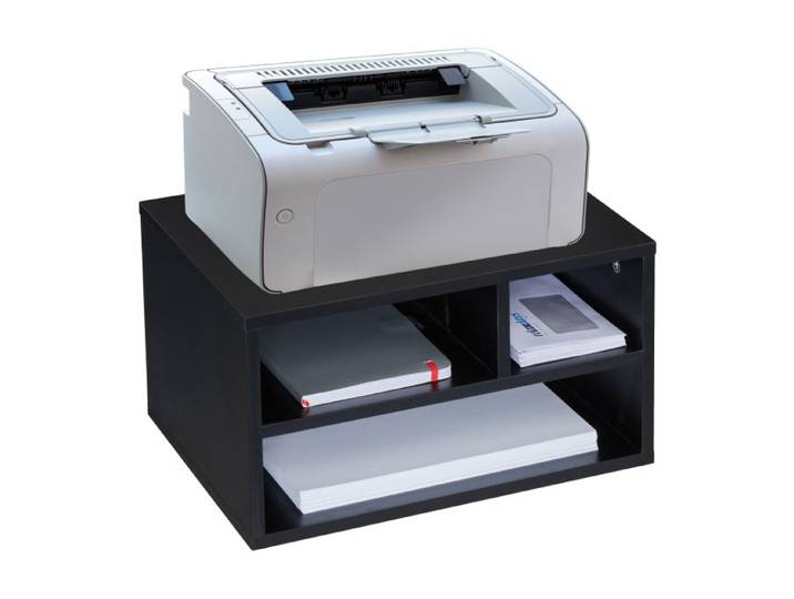 Relaxdays Support imprimante table de travail